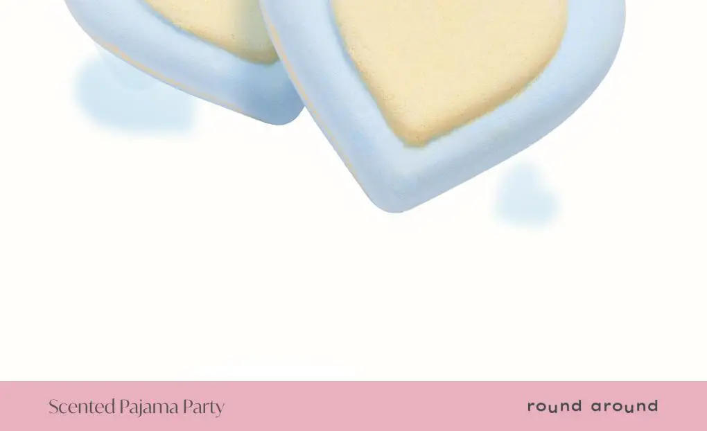 [홀리데이한정]라운드어라운드 하트 센티드 배쓰밤 80g[화이트 대즐] 상세페이지 3